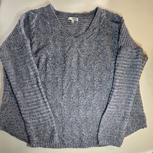 Sonoma Sweater XL Plush Blue Soft Texture Comfort Lounge In Excellent Condition